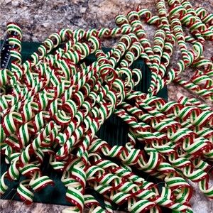 Holiday Spiral Candy Cane Ornaments